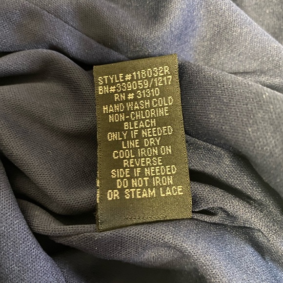 A.Byer  Blue Floral Long Sleeve 2 Piece Pleated Prom Dress - Picture 9 of 15